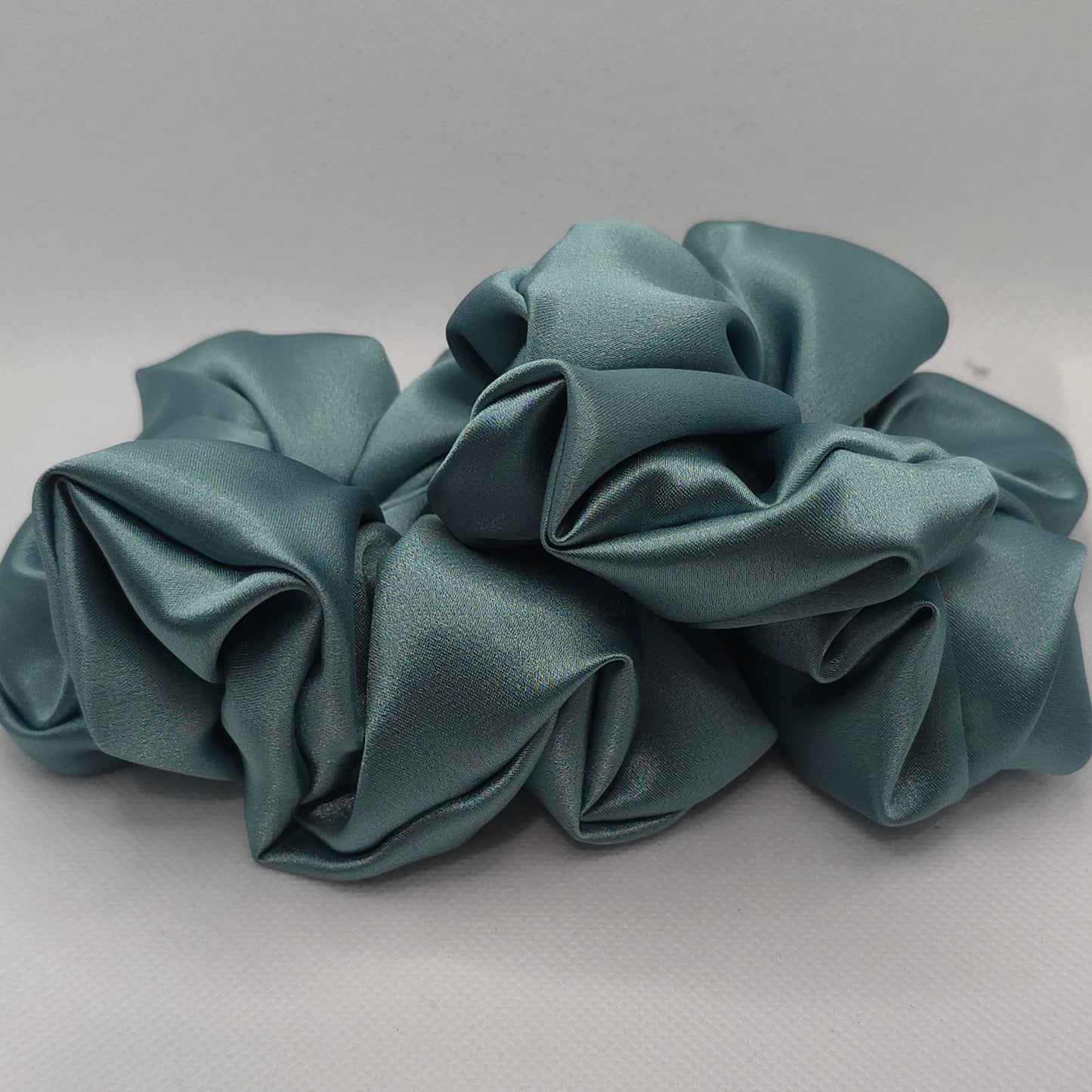 Sea Foam Satin | Large Luxe Scrunchie