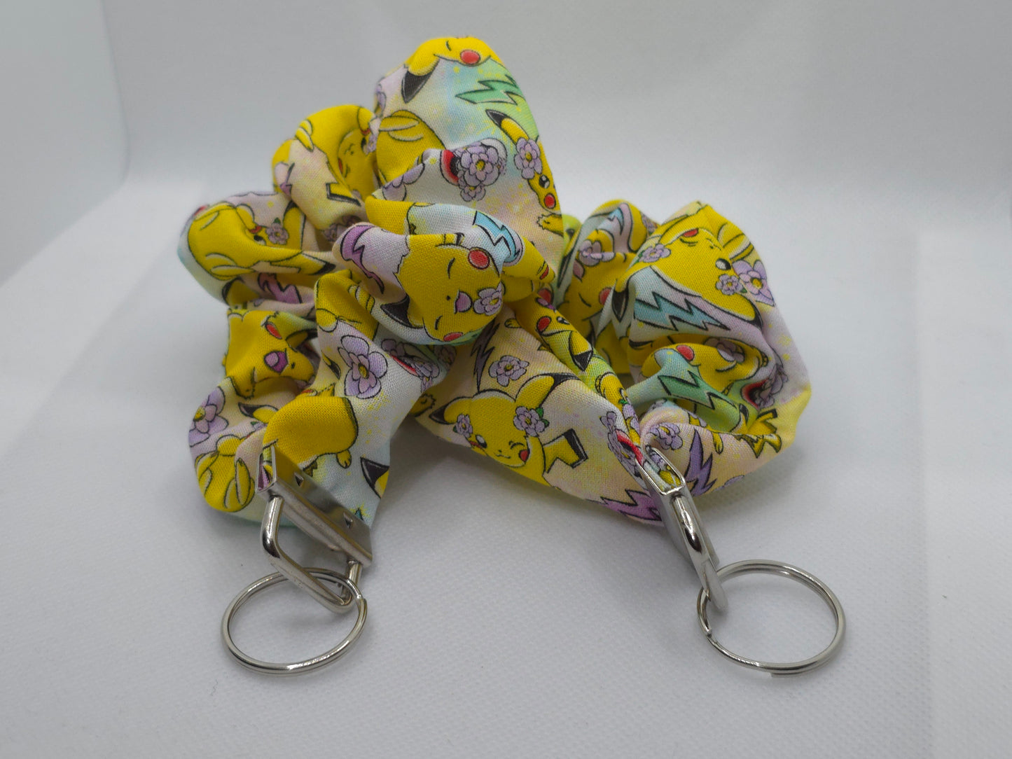 Pikachu Floral Scrunchie Wristlet | Rayon