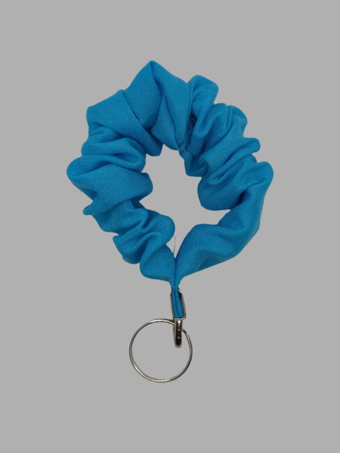 Blue Scrunchie Wristlet | Rayon