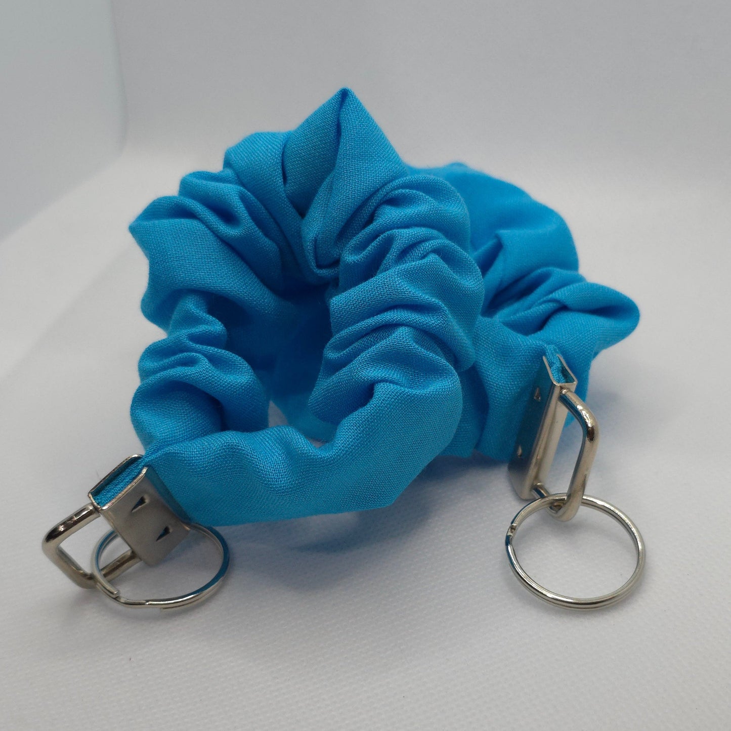 Blue Scrunchie Wristlet | Rayon