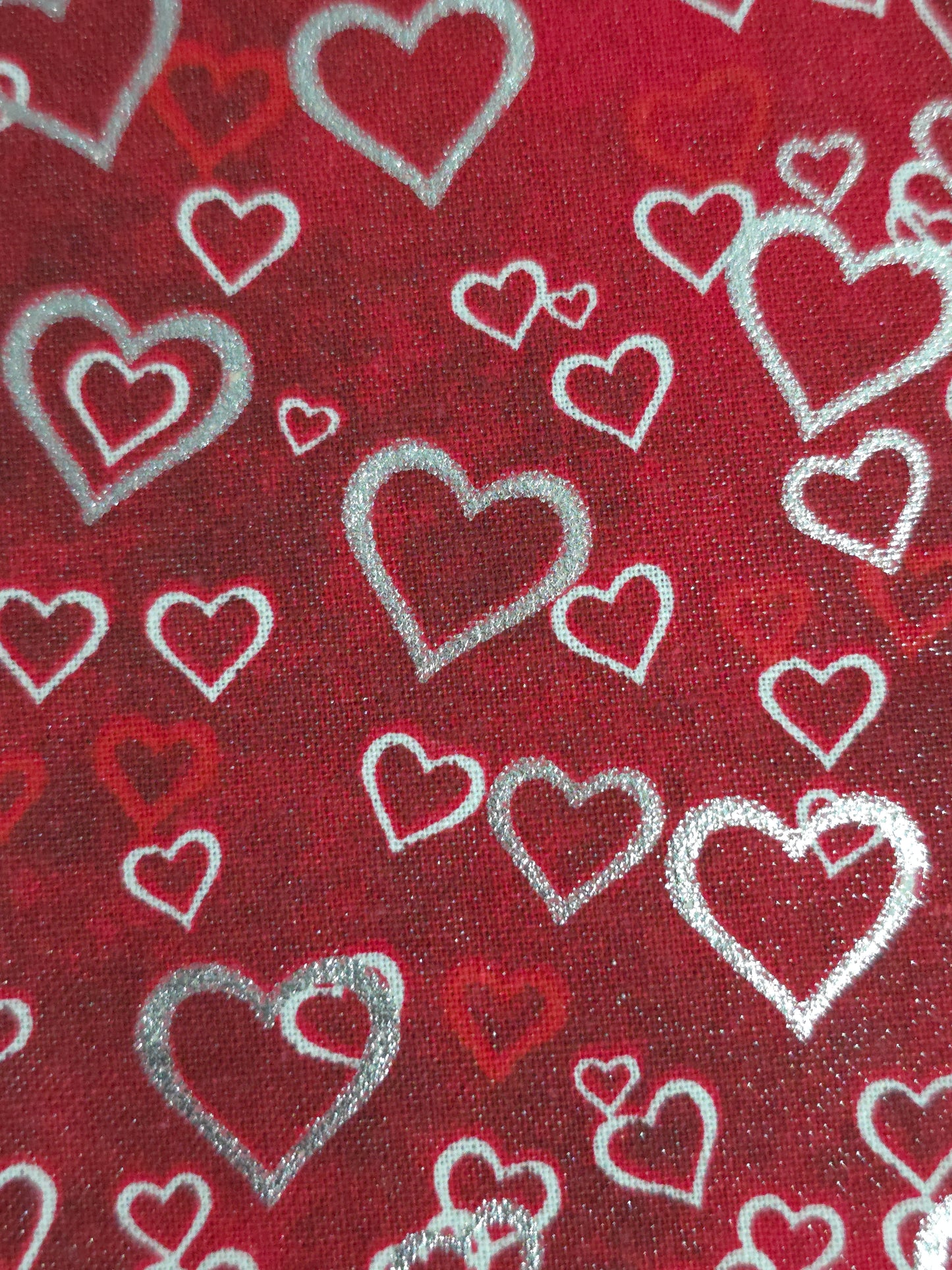 Shimmer Hearts | Large Classic Scrunchie