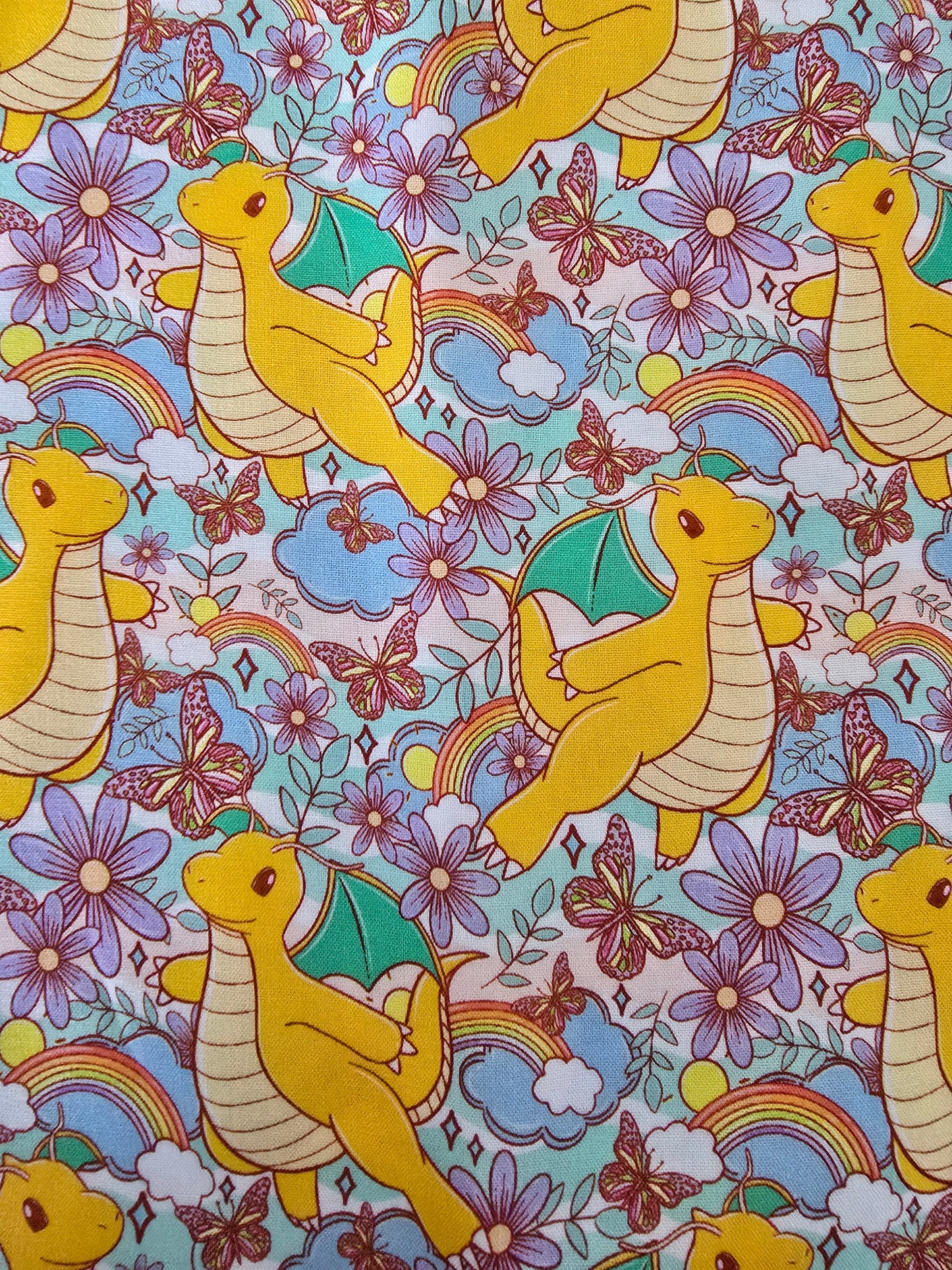 Dragonite Floral Scrunchie Wristlet | Rayon