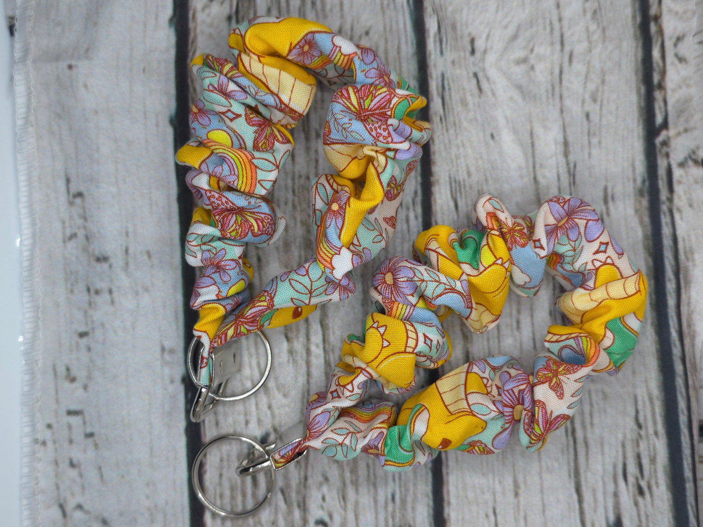 Dragonite Floral Scrunchie Wristlet | Rayon
