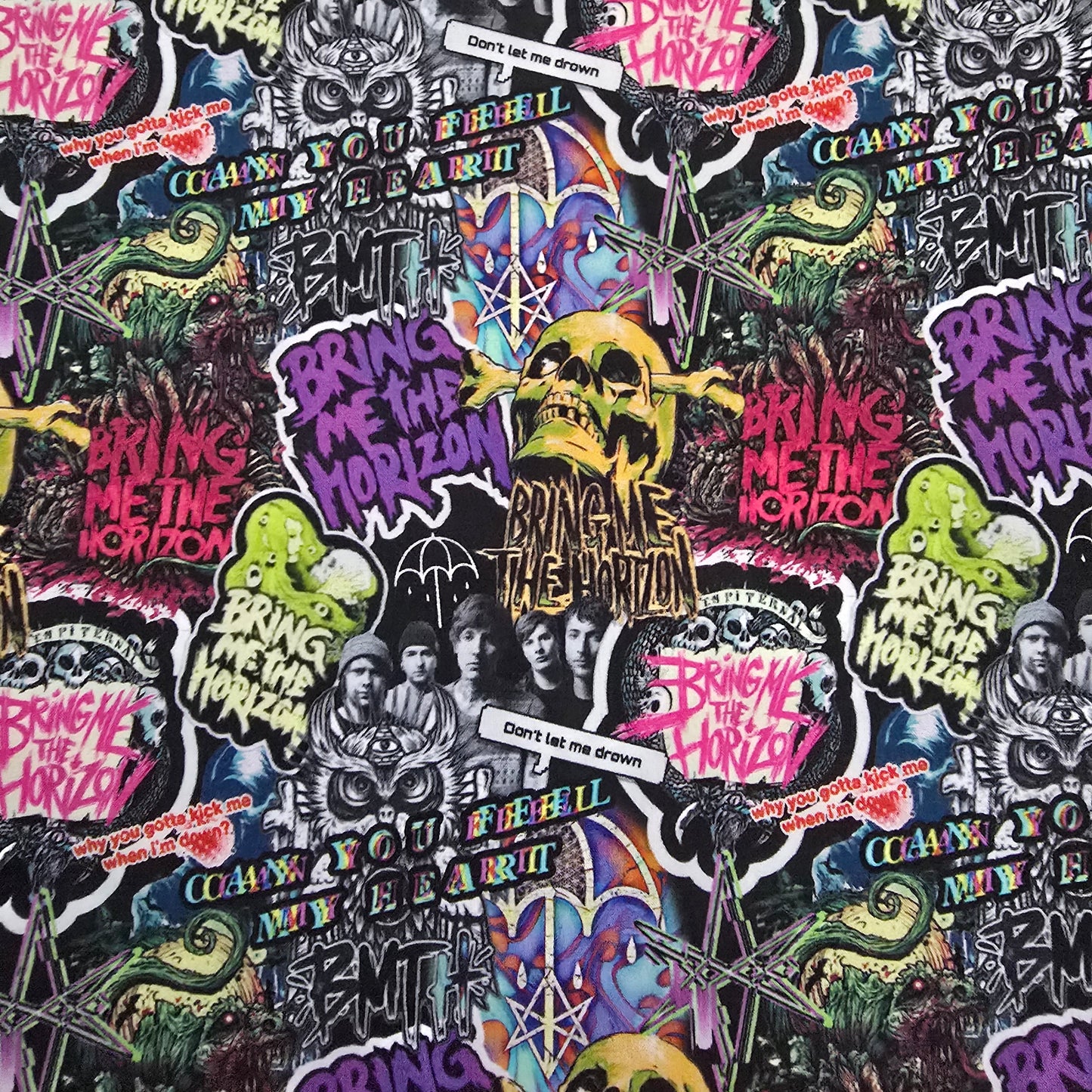 Bring Me The Horizon BMTH | Handmade Fabric Wallet/Clutch