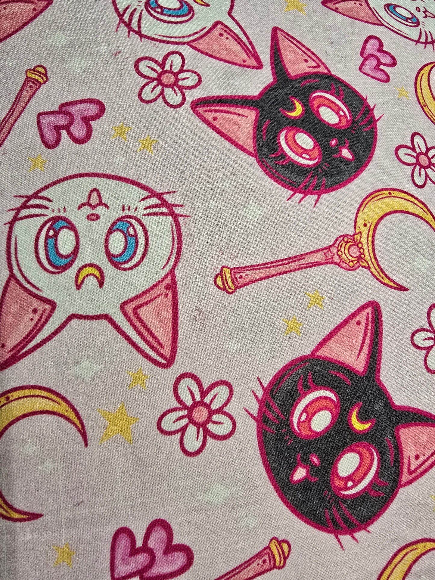 Sailor Moon Cats Scrunchie Wristlet | Cotton