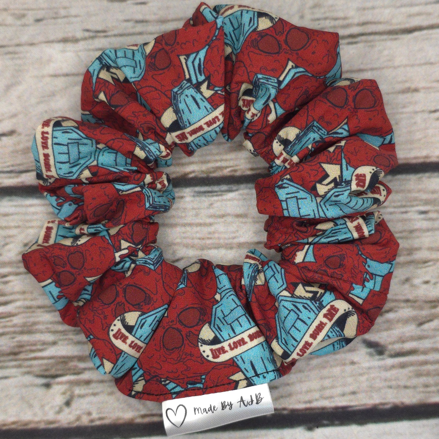 Atreyu Live Love Burn Die Scrunchie | Cotton Poplin