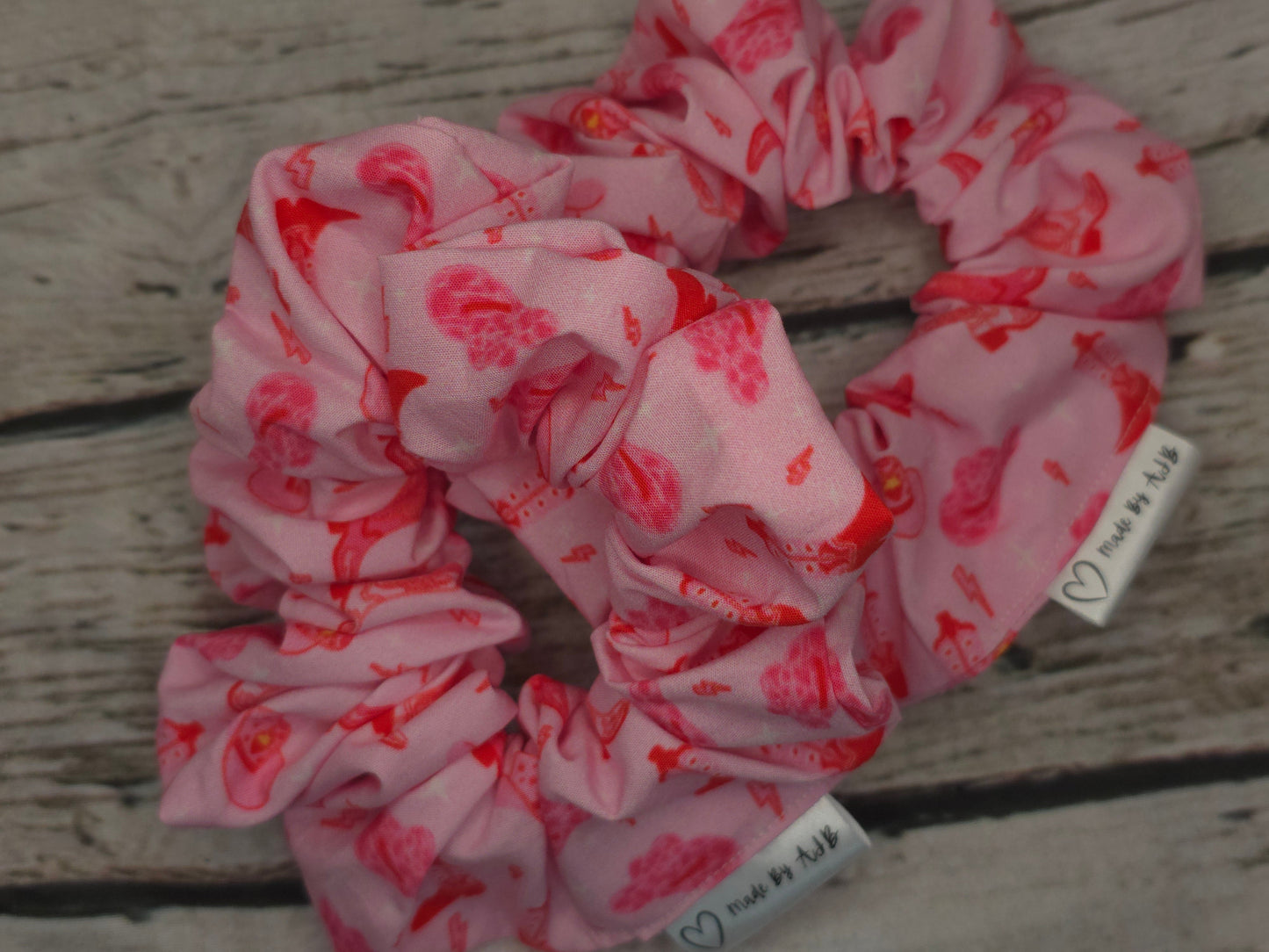 Pink Cowboy | Large Luxe Scrunchie
