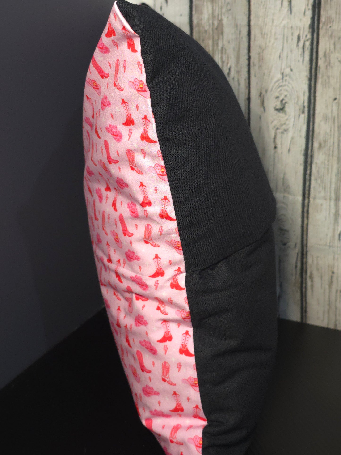 Pink Cowboy Cushion Cover | Cotton Poplin