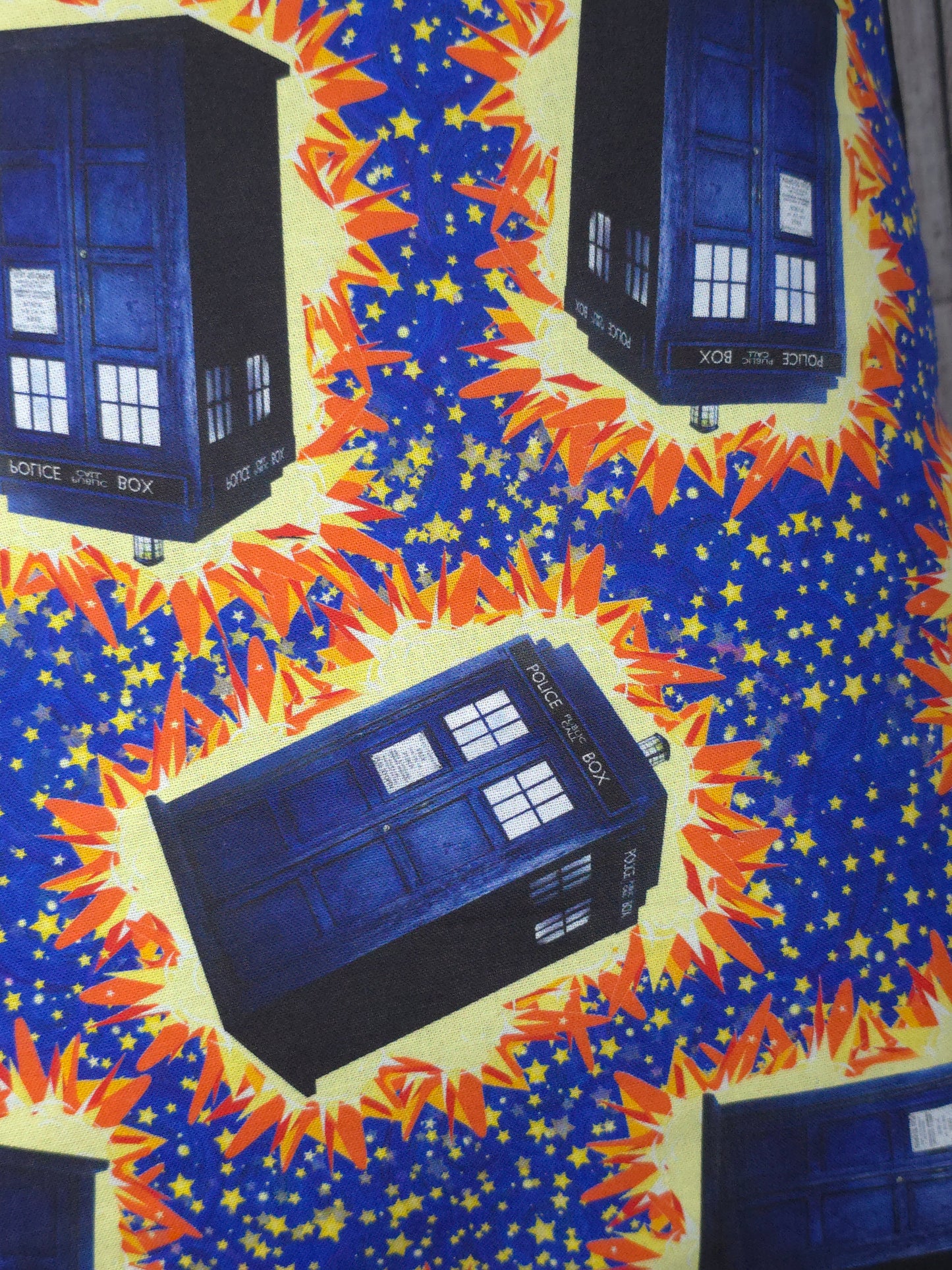 Dr Who Scrunchie Wristlet | Cotton