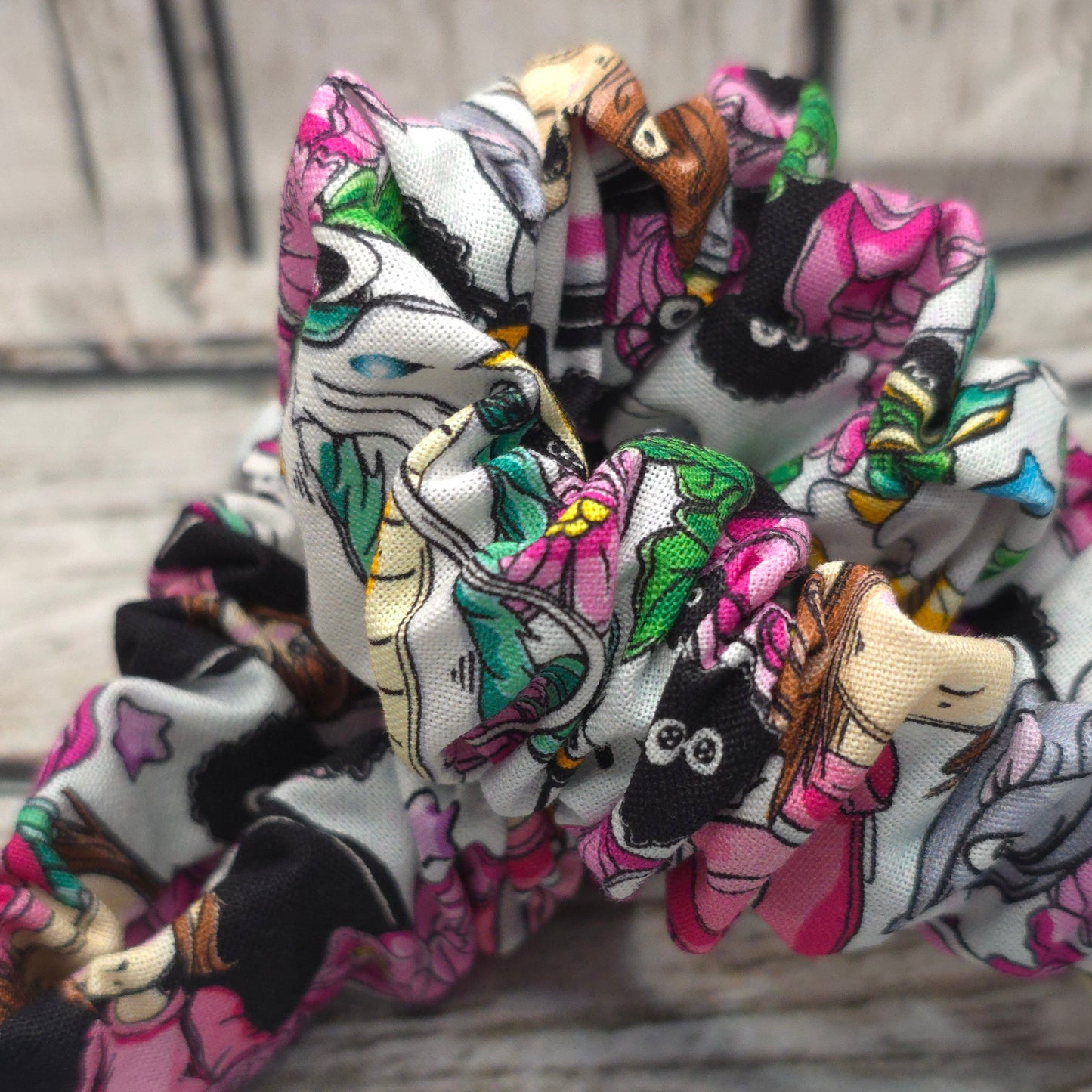 Spirited Away Scrunchie Wristlet | Cotton