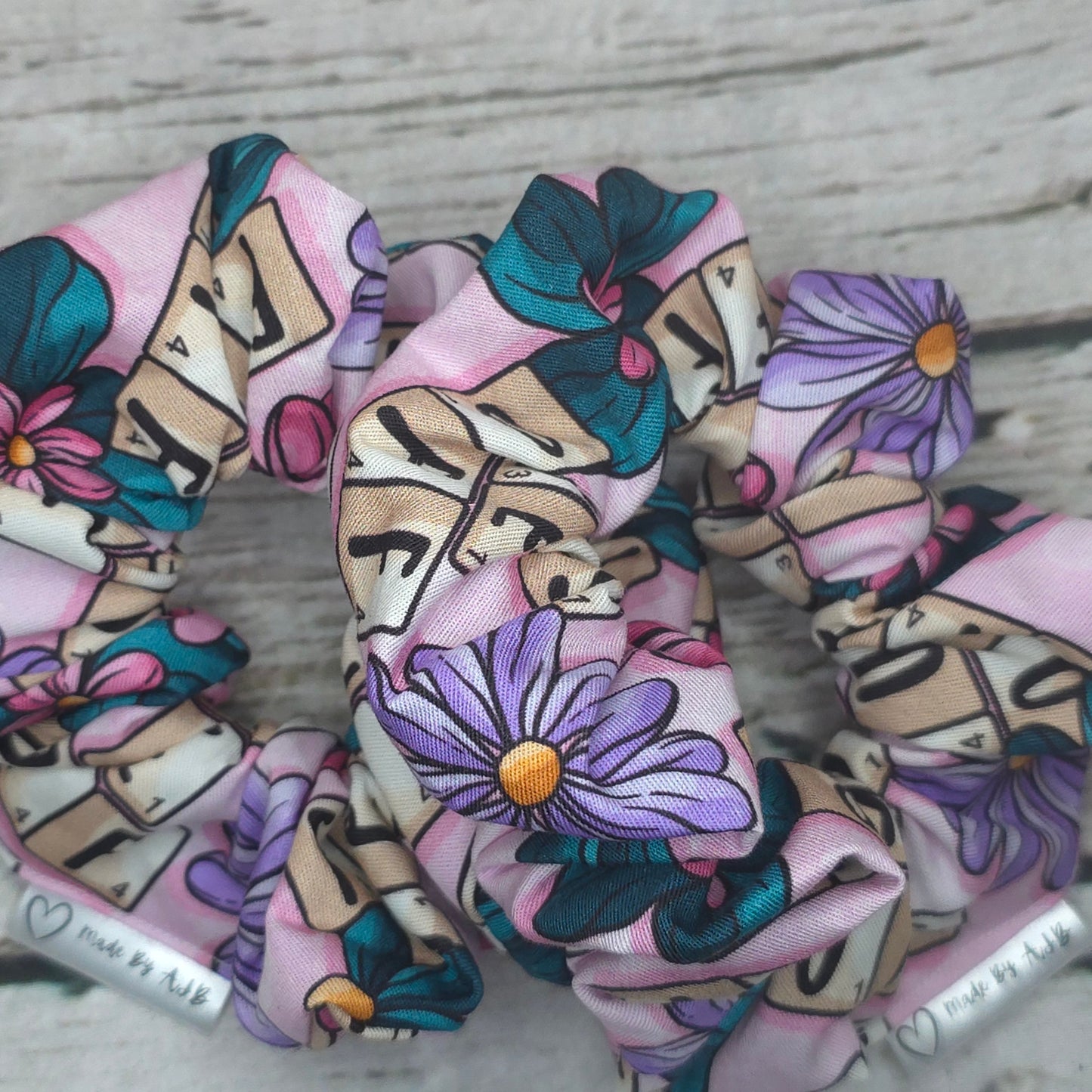 Sassy Scrabble | Large Luxe Scrunchie