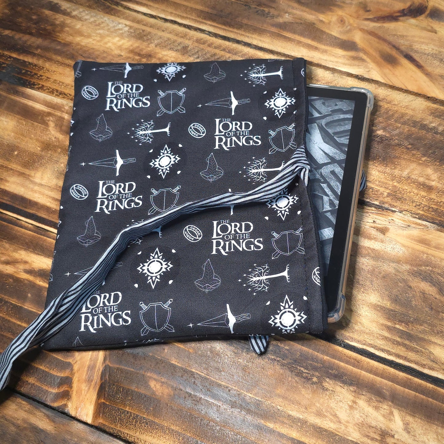 LOTR Fabric Book Sleeve – Side Tie Closure – 3 Sizes