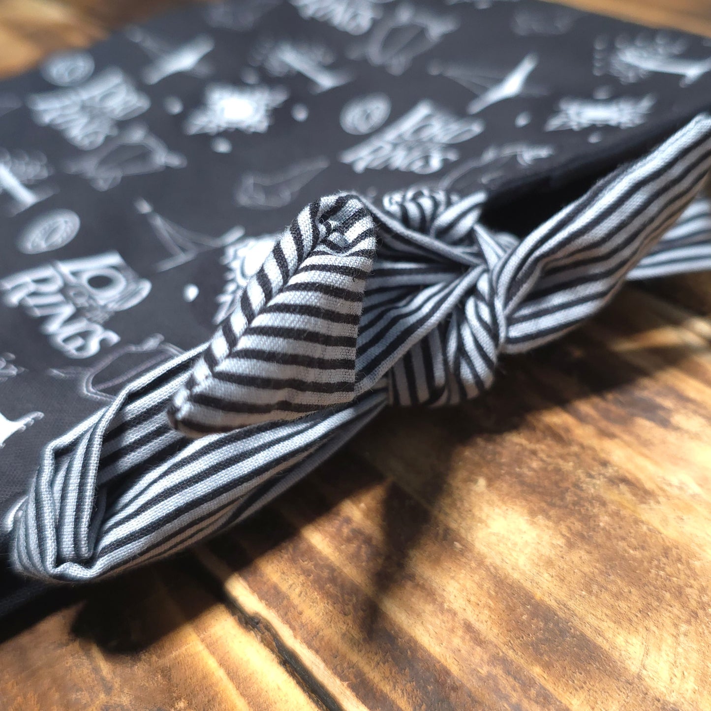 LOTR Fabric Book Sleeve – Side Tie Closure – 3 Sizes