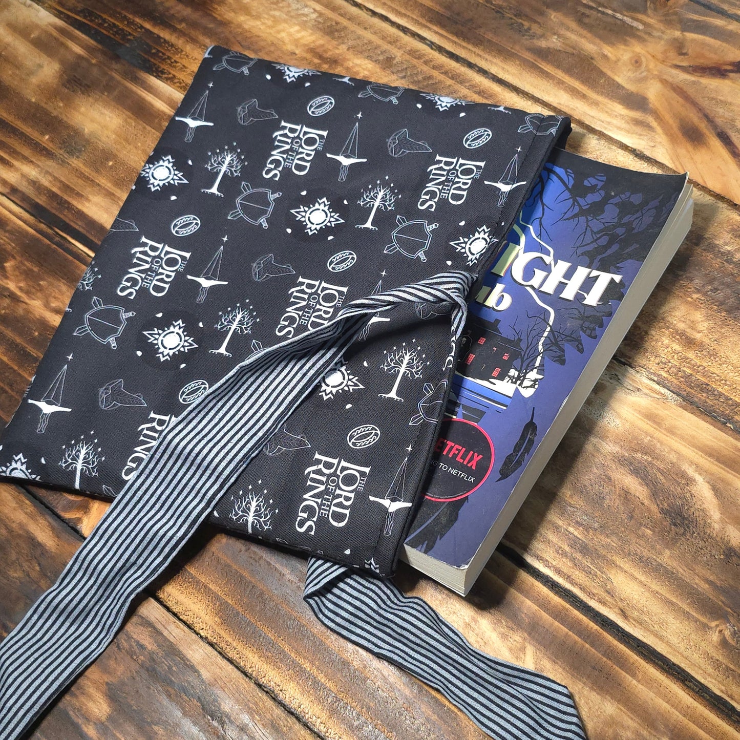 LOTR Fabric Book Sleeve – Side Tie Closure – 3 Sizes