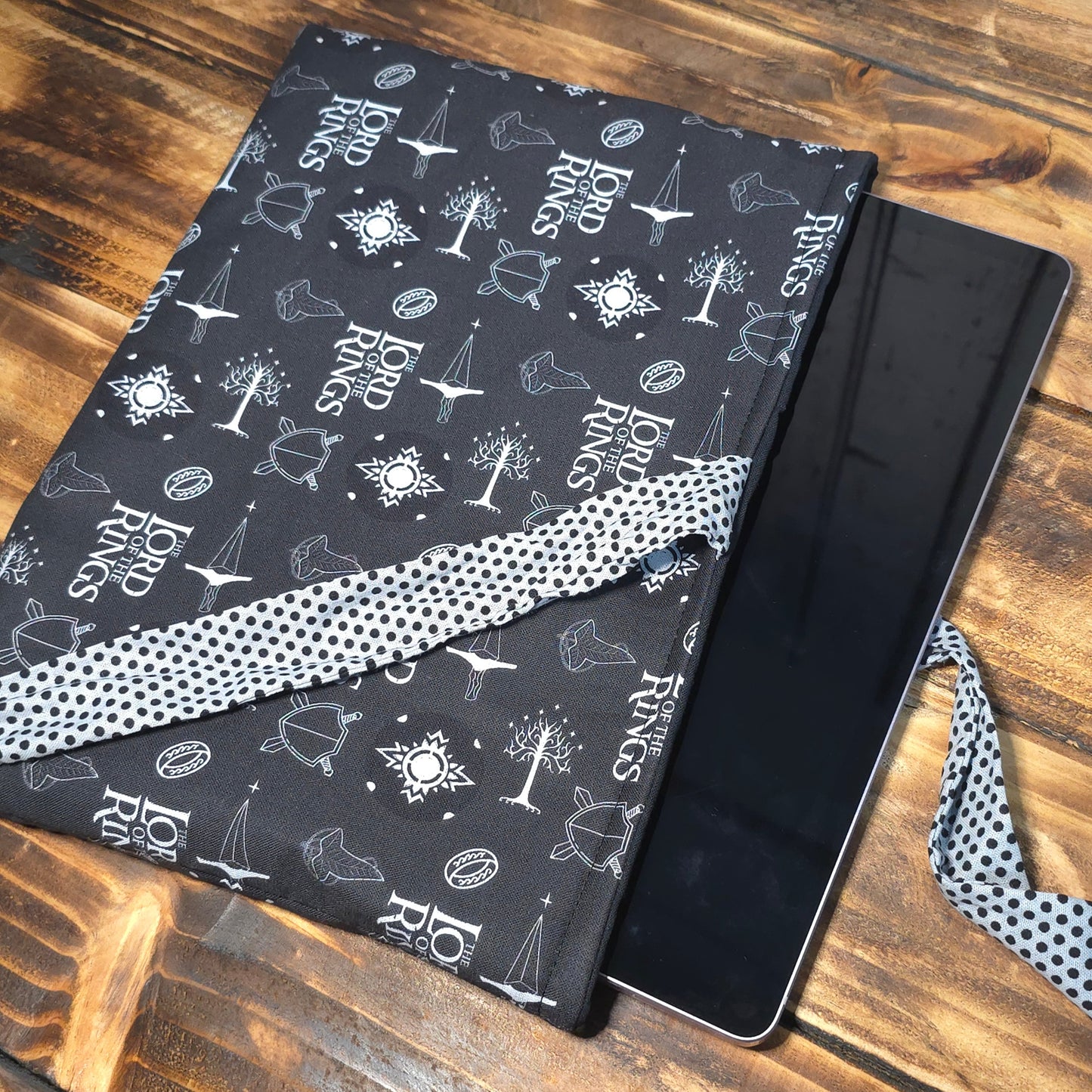 LOTR Fabric Book Sleeve – Side Tie Closure – 3 Sizes
