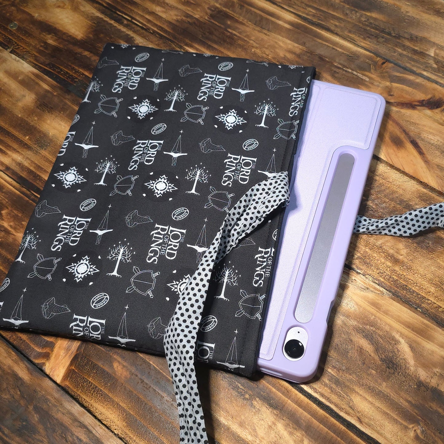 LOTR Fabric Book Sleeve – Side Tie Closure – 3 Sizes