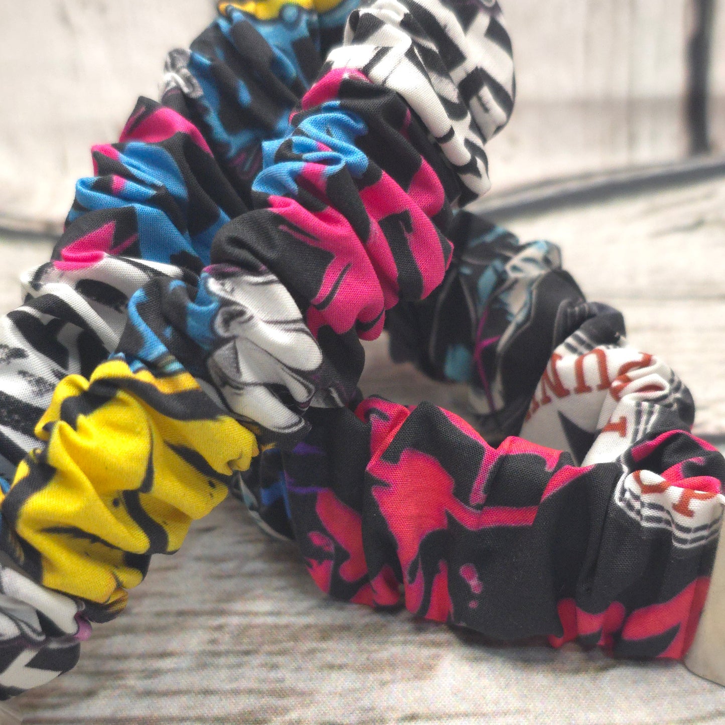 Blink 182 Scrunchie Wristlet | Cotton Poplin
