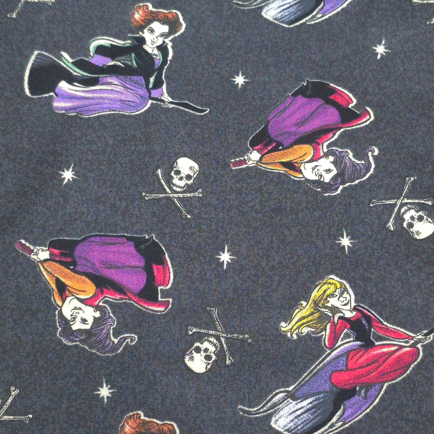 Hocus Pocus Fabric Book Sleeve – Side Tie Closure – 3 Sizes