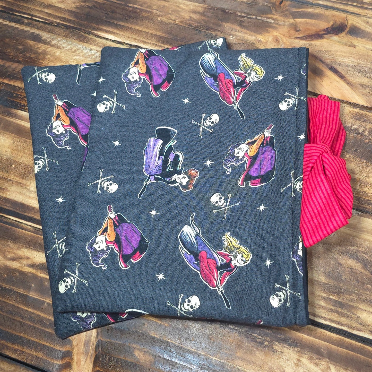 Hocus Pocus Fabric Book Sleeve – Side Tie Closure – 3 Sizes