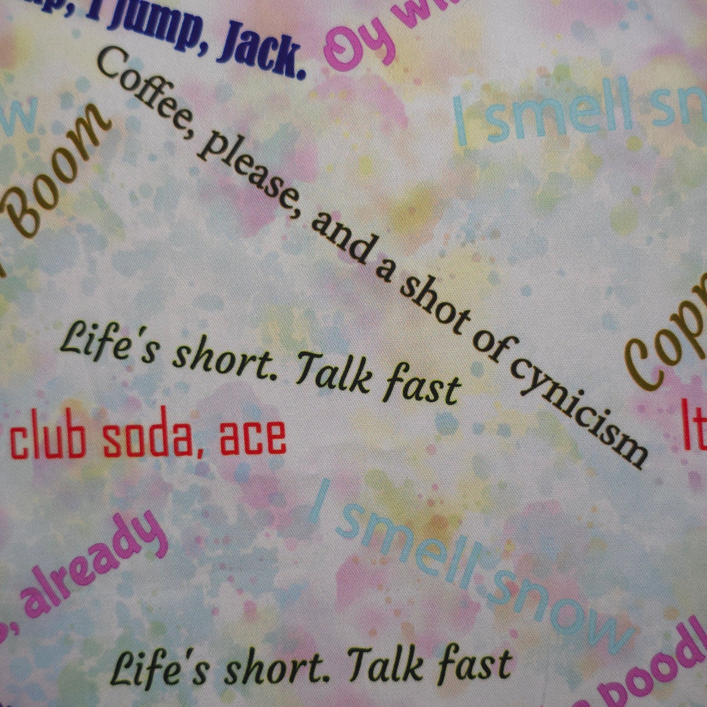 Gilmore Girls | Fabric Book Sleeve – Side Tie Closure – 3 Sizes