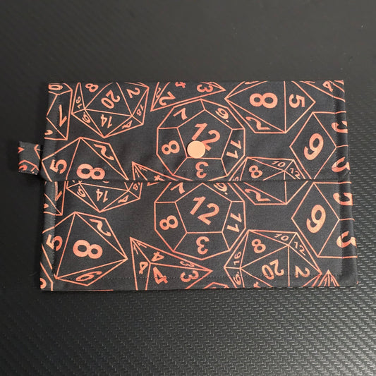 D&D Dice | Handmade Fabric Wallet / Clutch