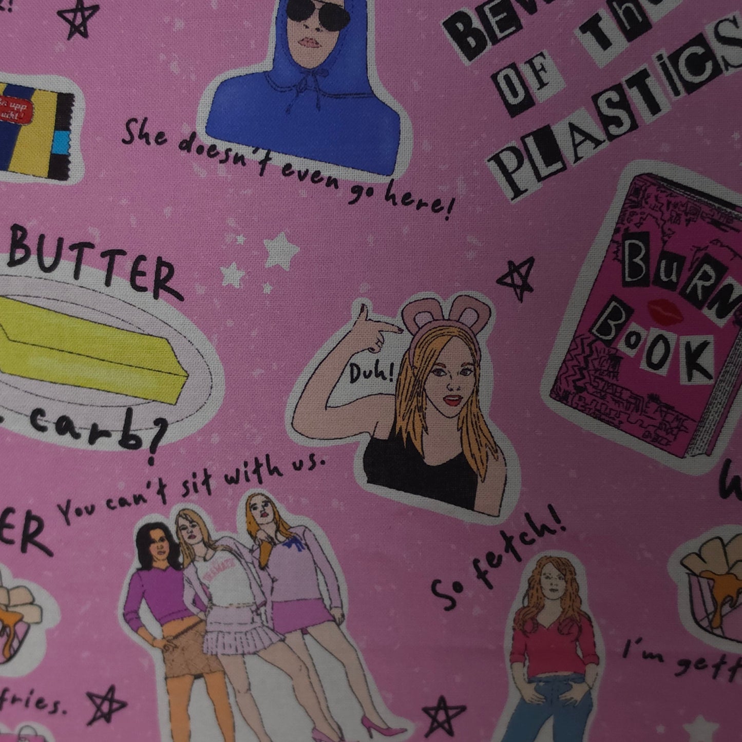 Mean Girls | Handmade Fabric Wallet/Clutch