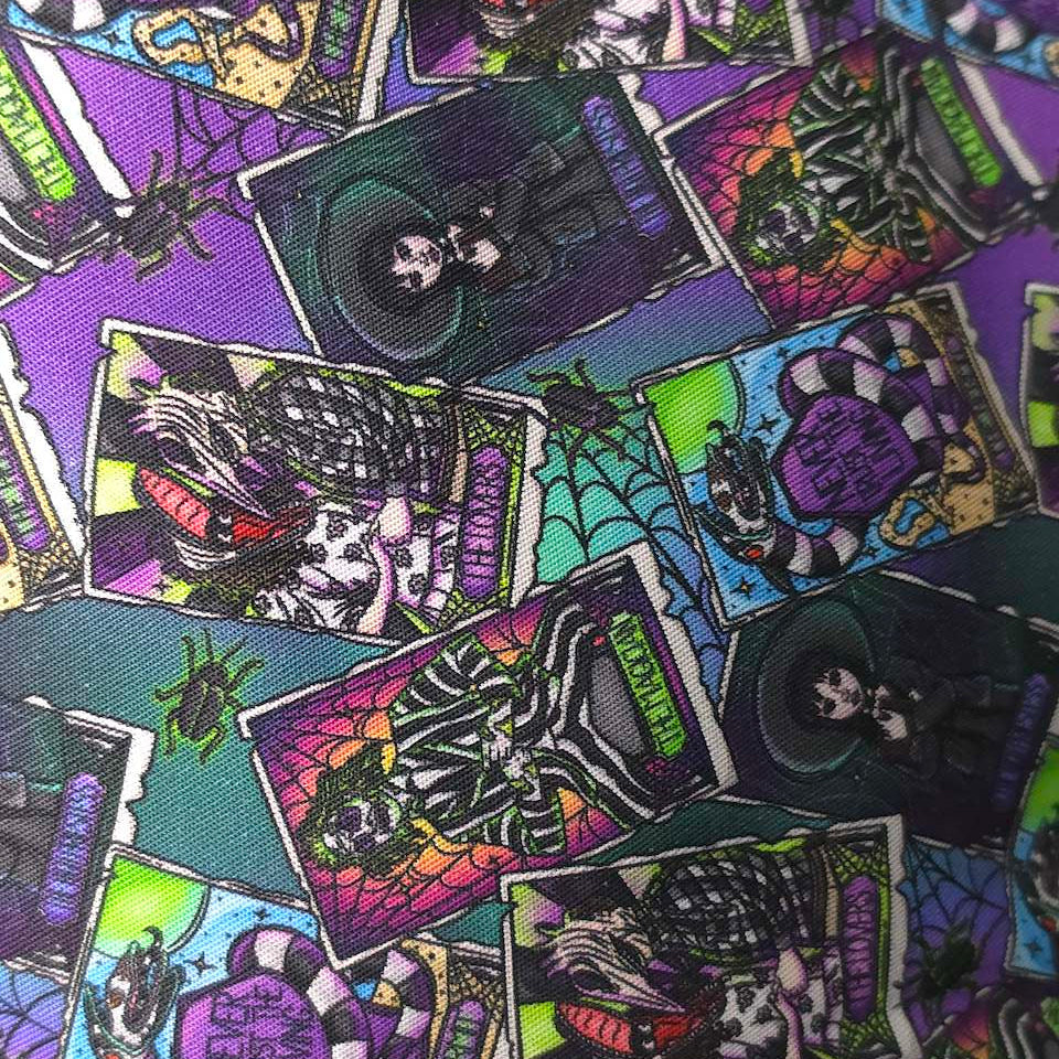 Beetlejuice | Scrunchie Wristlet