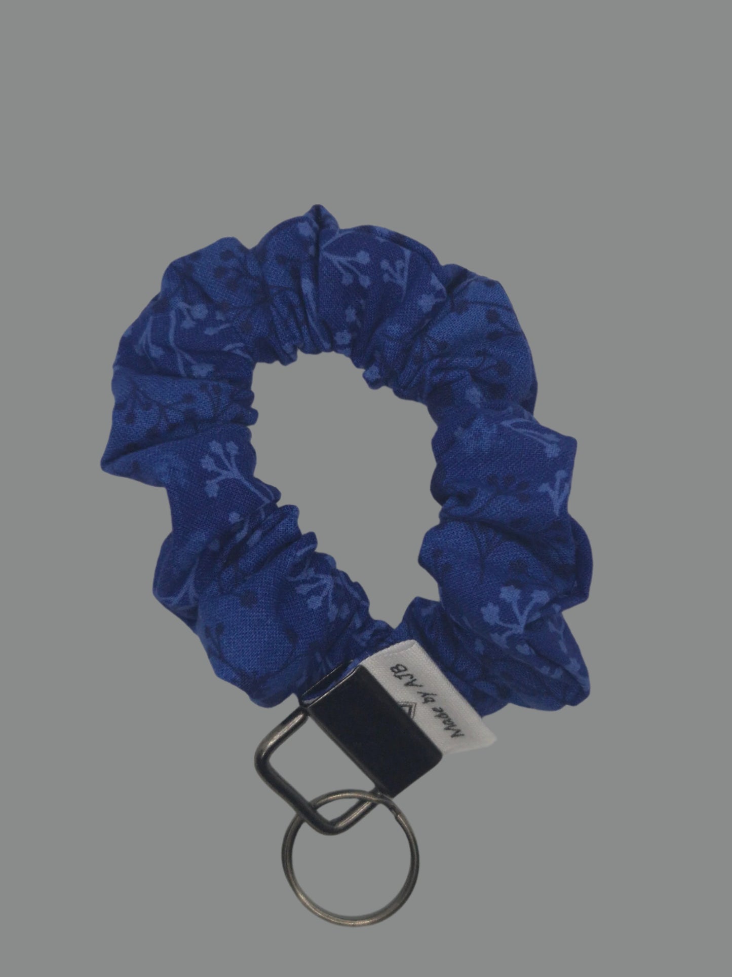Blue Flutter Scrunchie Wristlet | Cotton