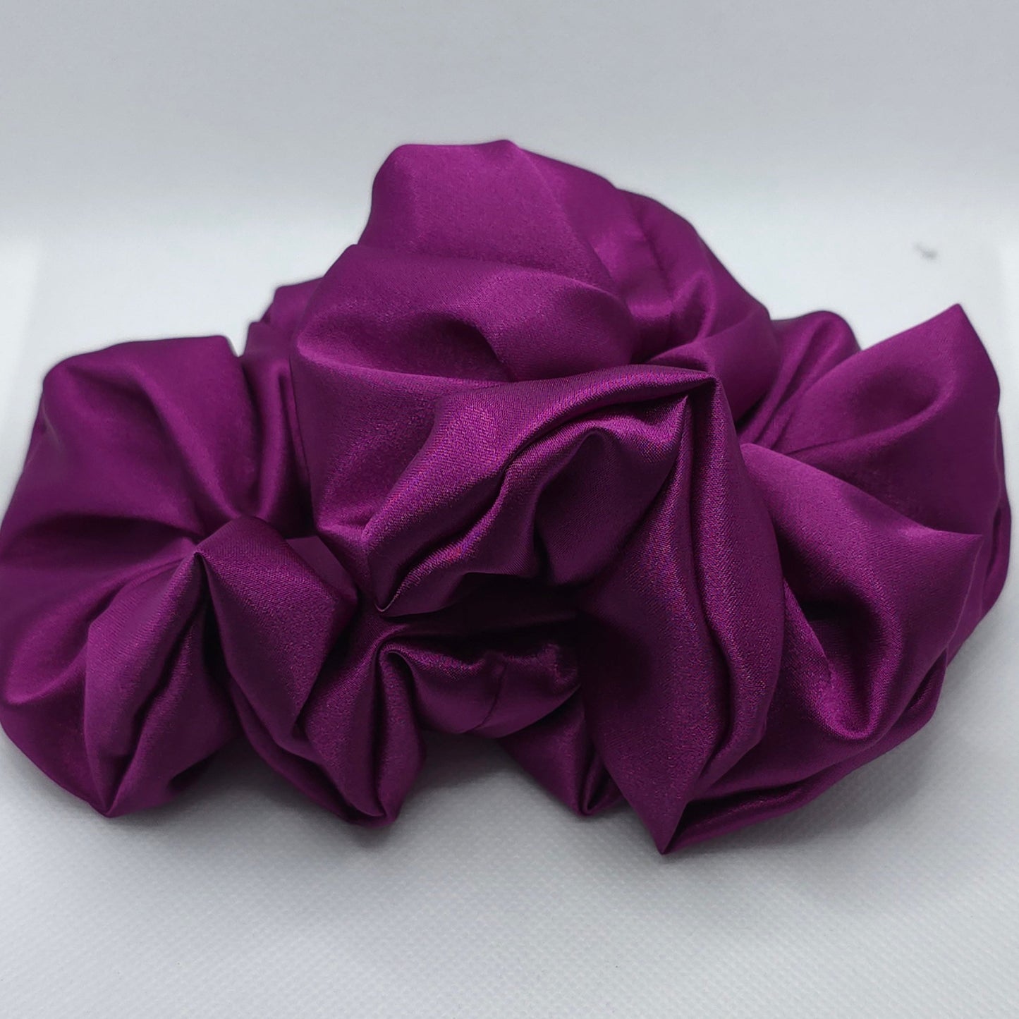 Purple Satin | Large Luxe Scrunchie