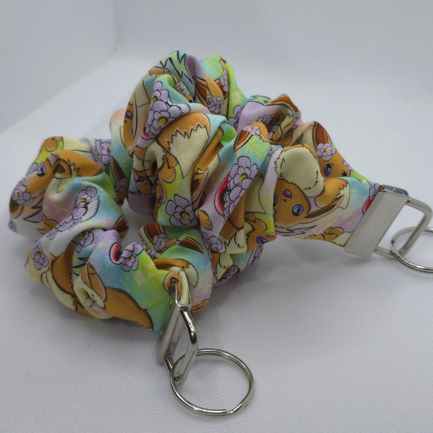 Eevee Floral Scrunchie Wristlet | Rayon