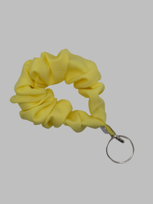 Yellow Scrunchie Wristlet | Rayon