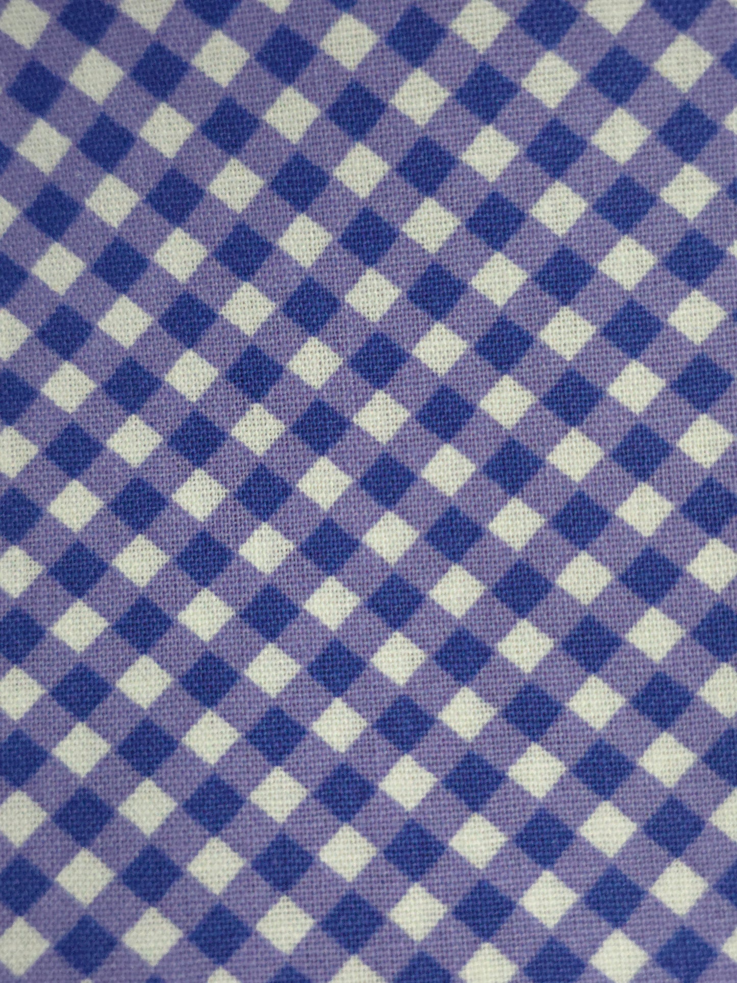 Blue Gingham Scrunchie | Cotton