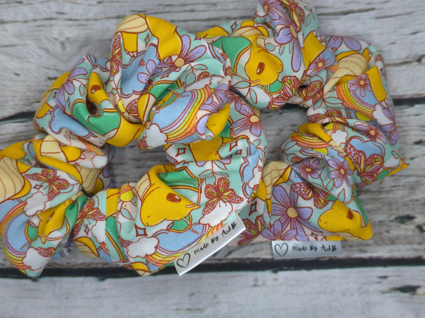Dragonite Floral | Large Luxe Scrunchie
