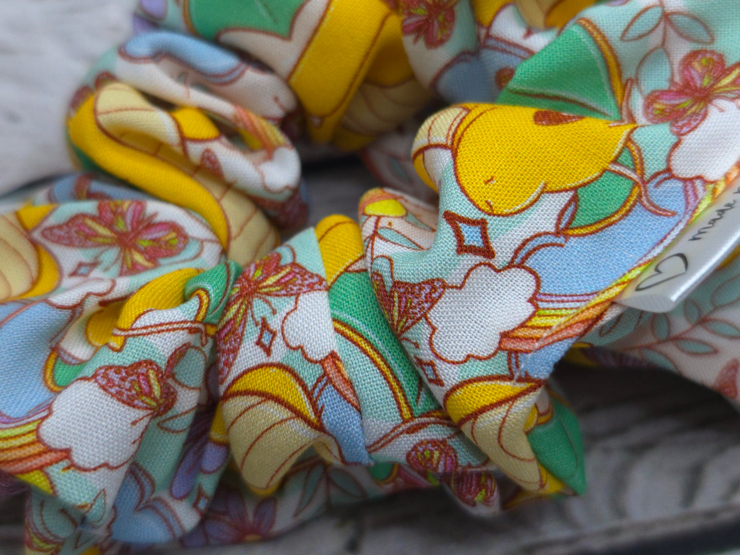 Dragonite Floral | Large Luxe Scrunchie
