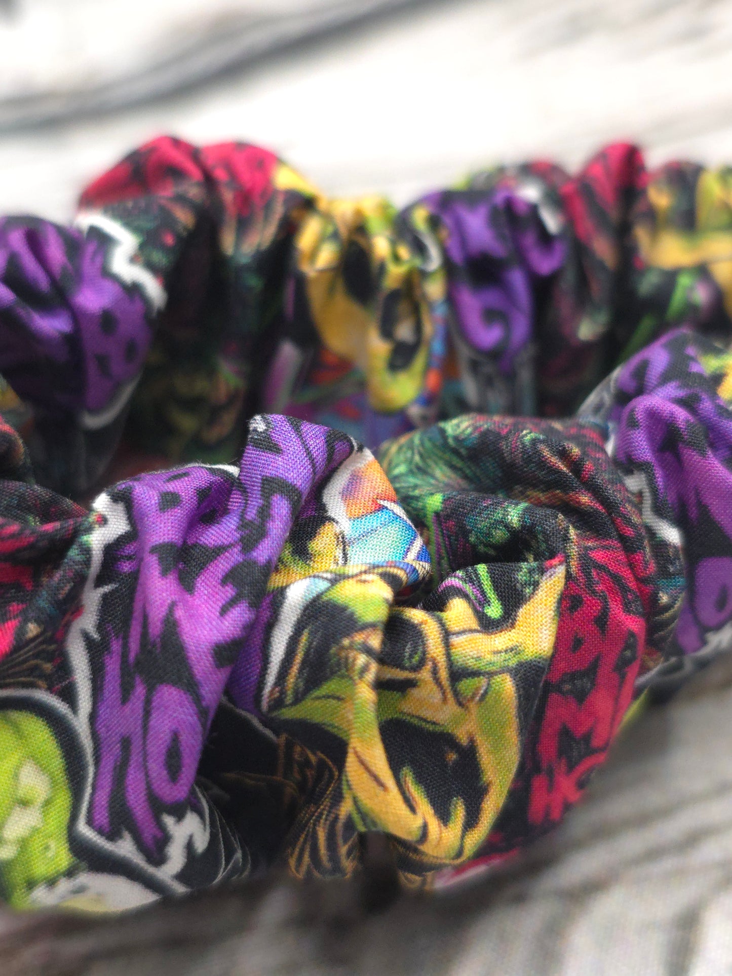 BMTH Bring Me The Horizon Scrunchie Wristlet | Cotton Poplin