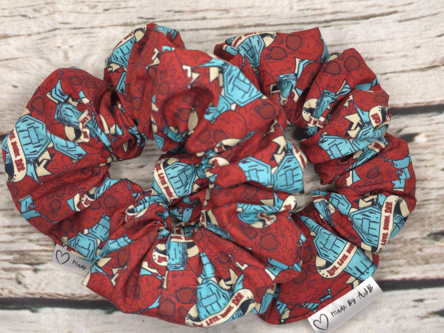 Atreyu Live Love Burn Die Scrunchie | Cotton Poplin