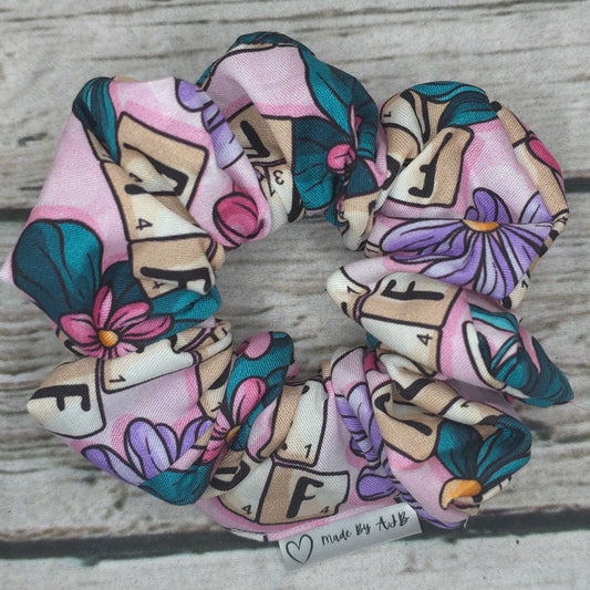 Sassy Scrabble | Large Luxe Scrunchie