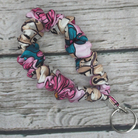 Sassy Scrabble Scrunchie Wristlet | Cotton