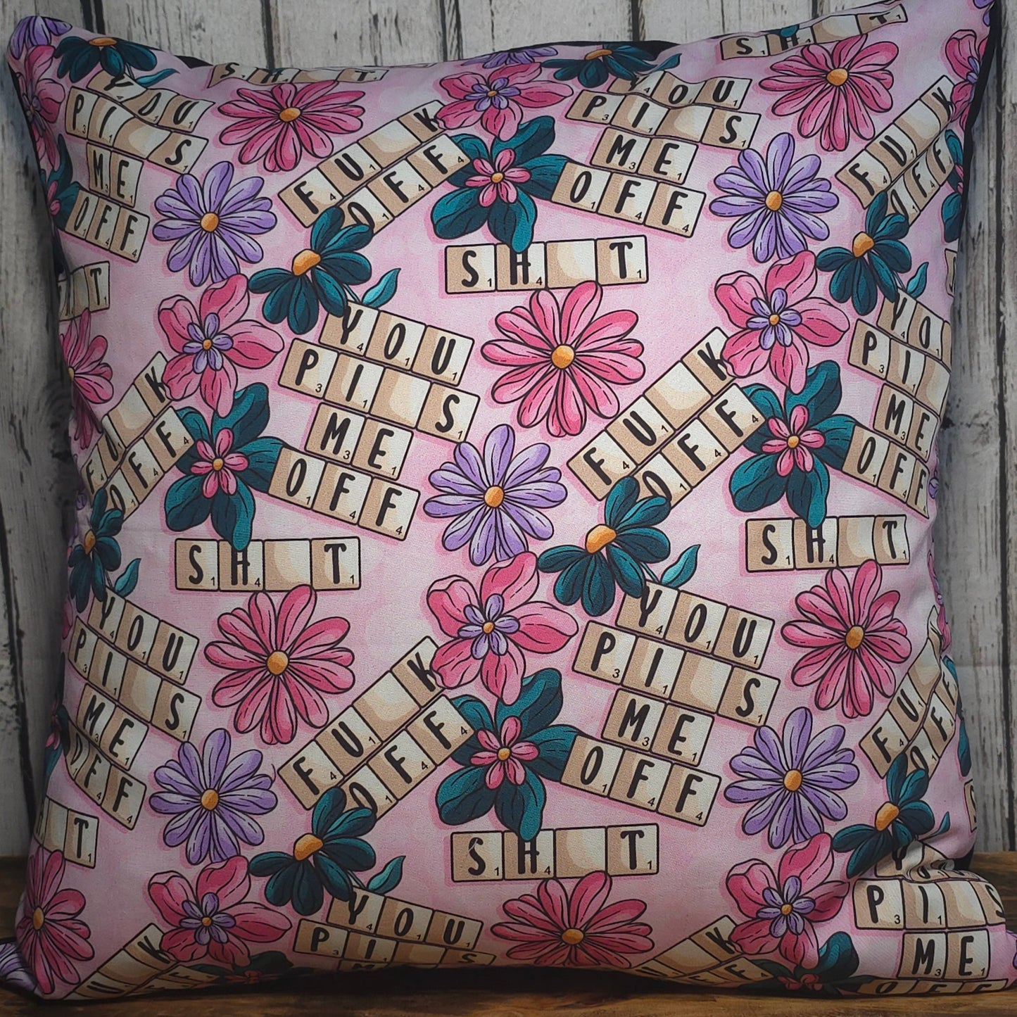 Sassy Scrabble Cushion Cover | Cotton