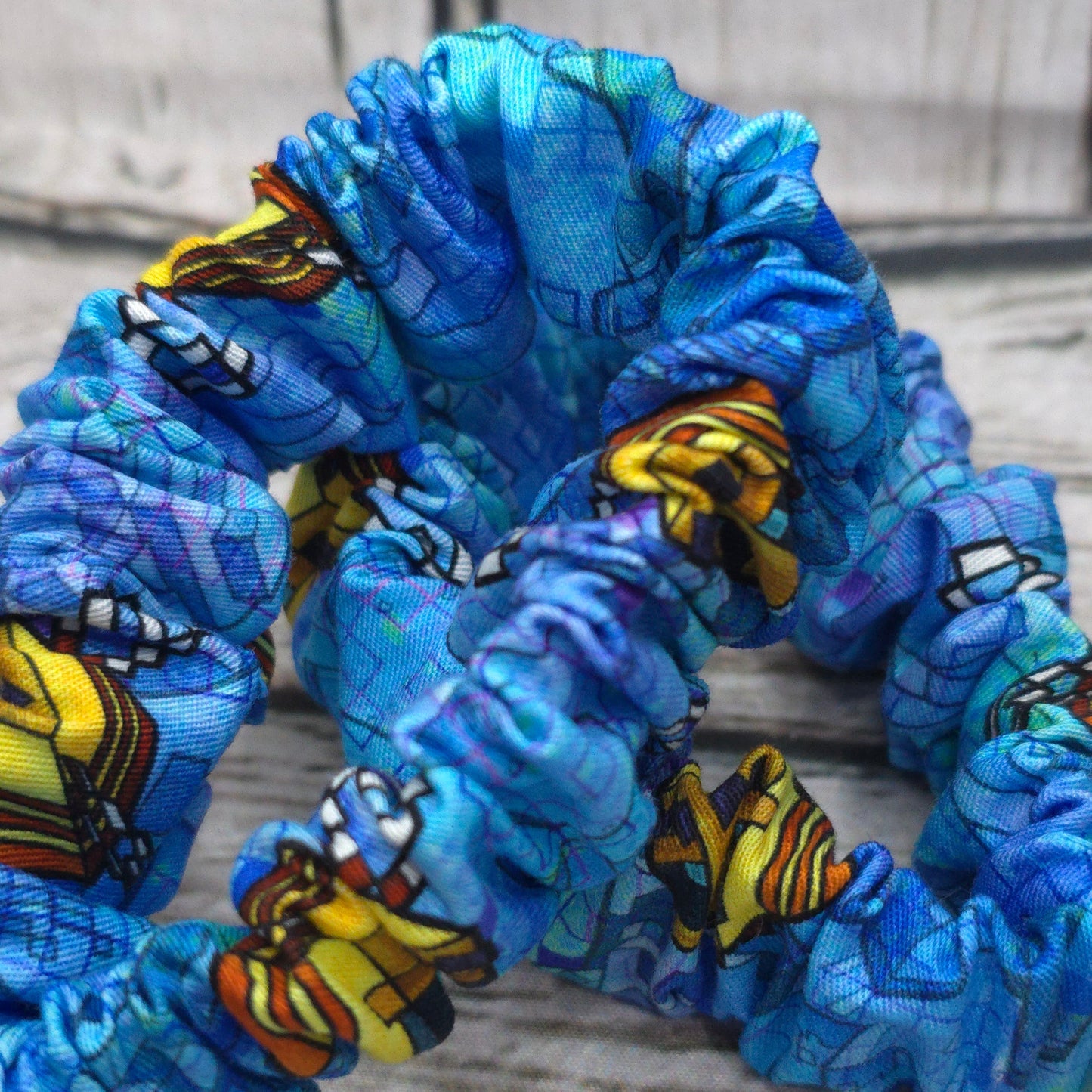 BeeCraft Scrunchie Wristlet | Cotton