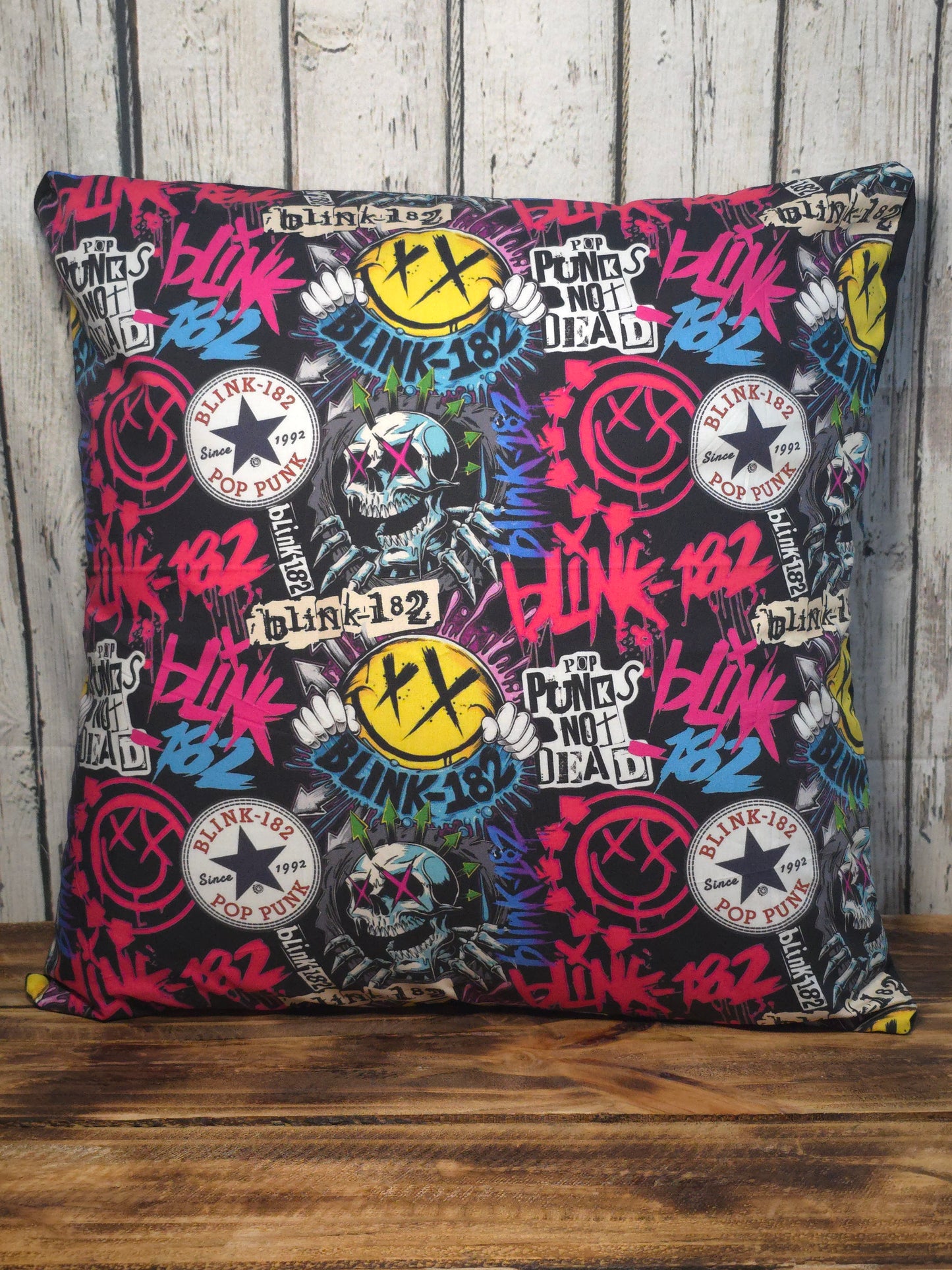 Blink 182 Cushion Cover | Cotton Poplin