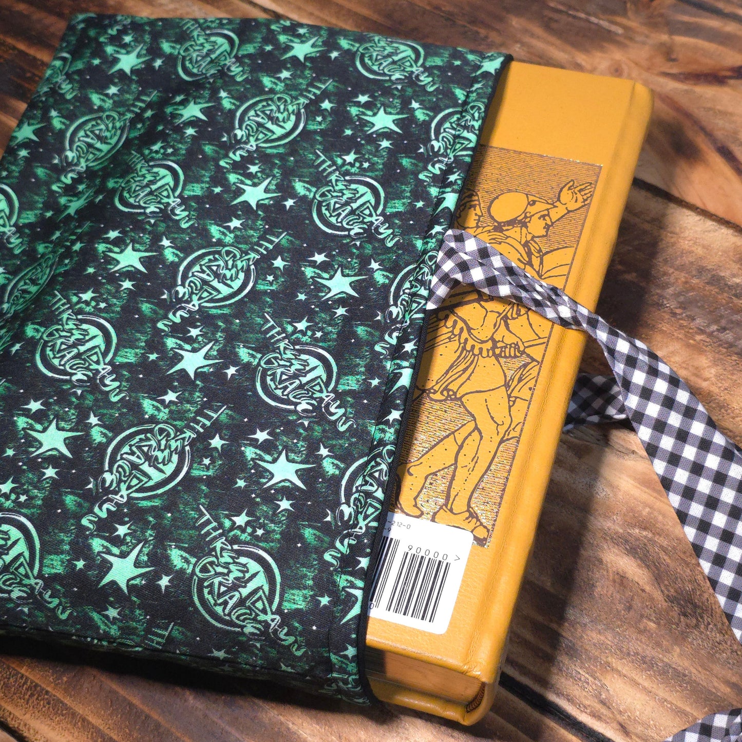 Three Days Grace Fabric Book Sleeve – Side Tie Closure – 3 Sizes