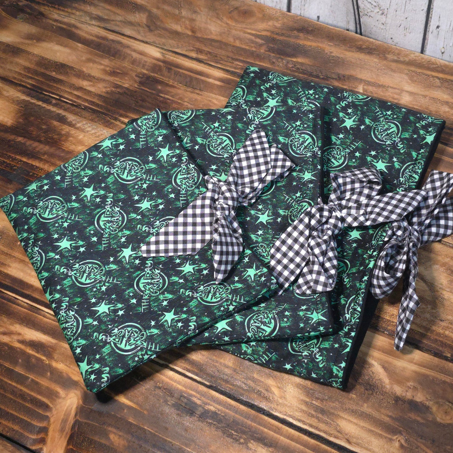 Three Days Grace Fabric Book Sleeve – Side Tie Closure – 3 Sizes