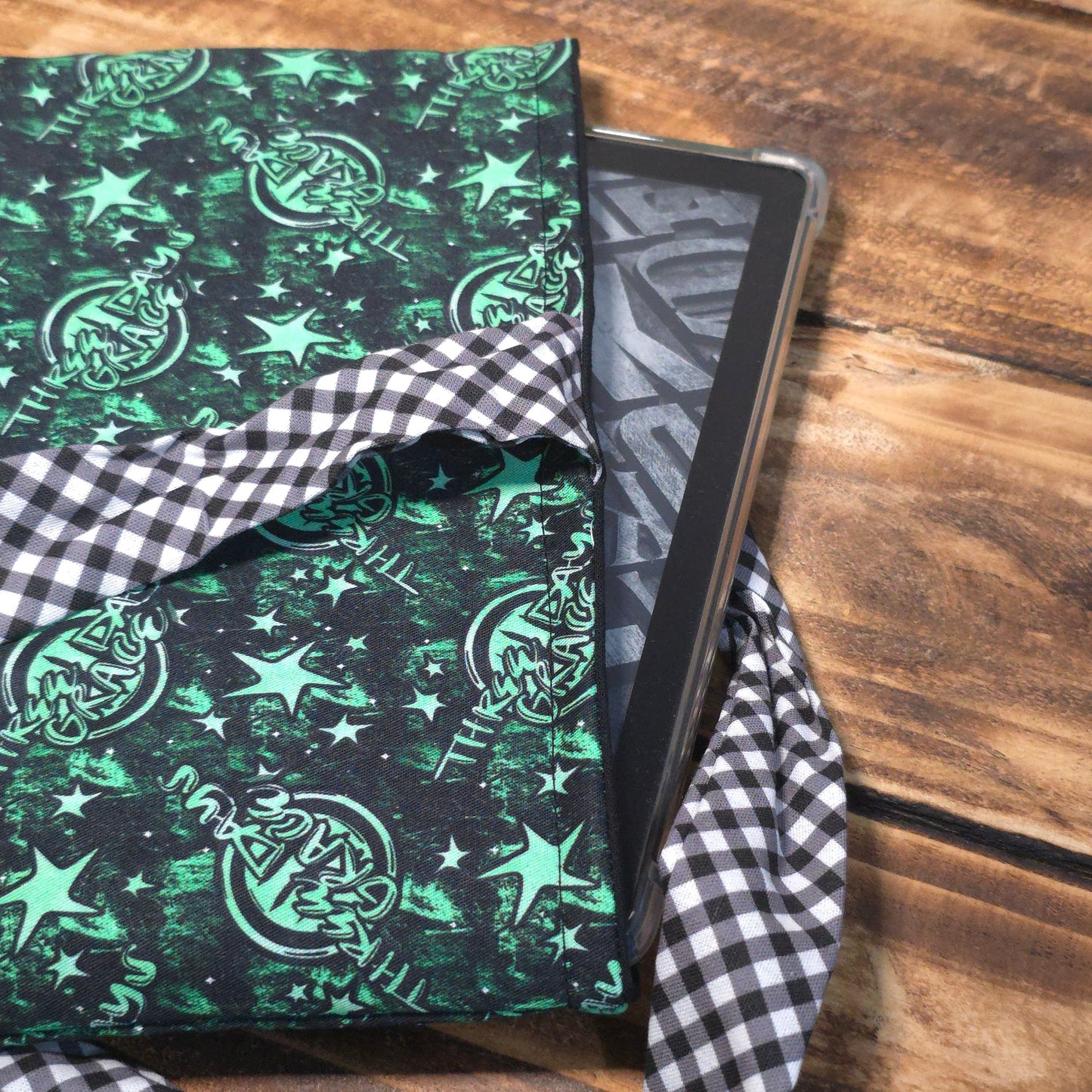 Three Days Grace Fabric Book Sleeve – Side Tie Closure – 3 Sizes