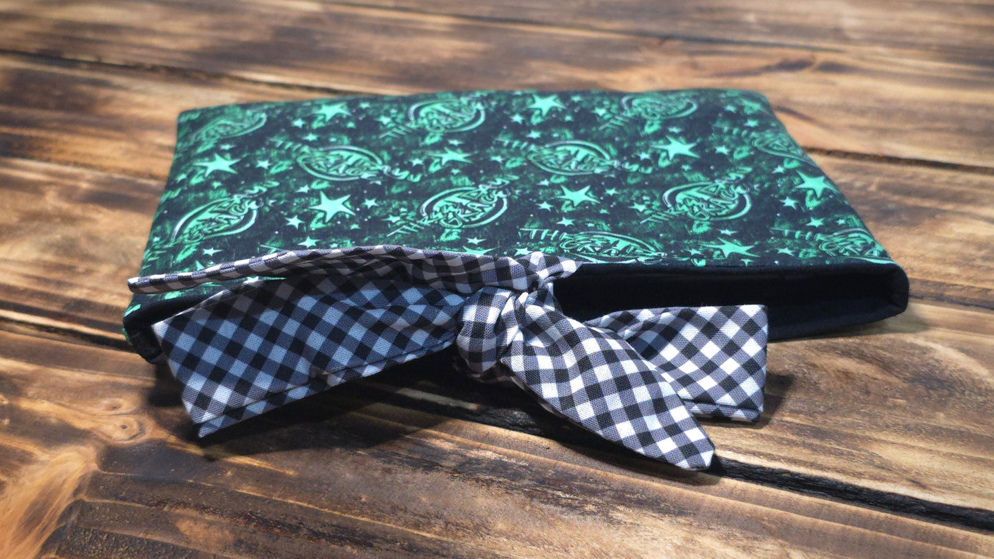 Three Days Grace Fabric Book Sleeve – Side Tie Closure – 3 Sizes
