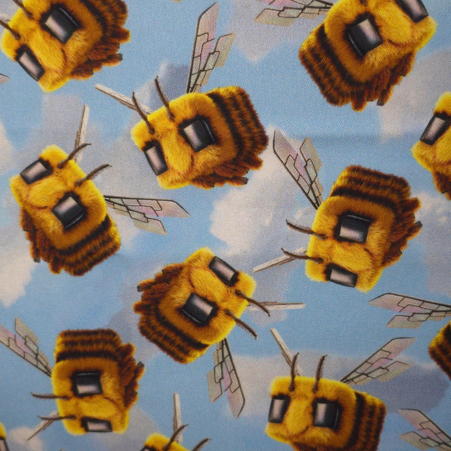 Fluffy Bees Cushion Cover | Cotton