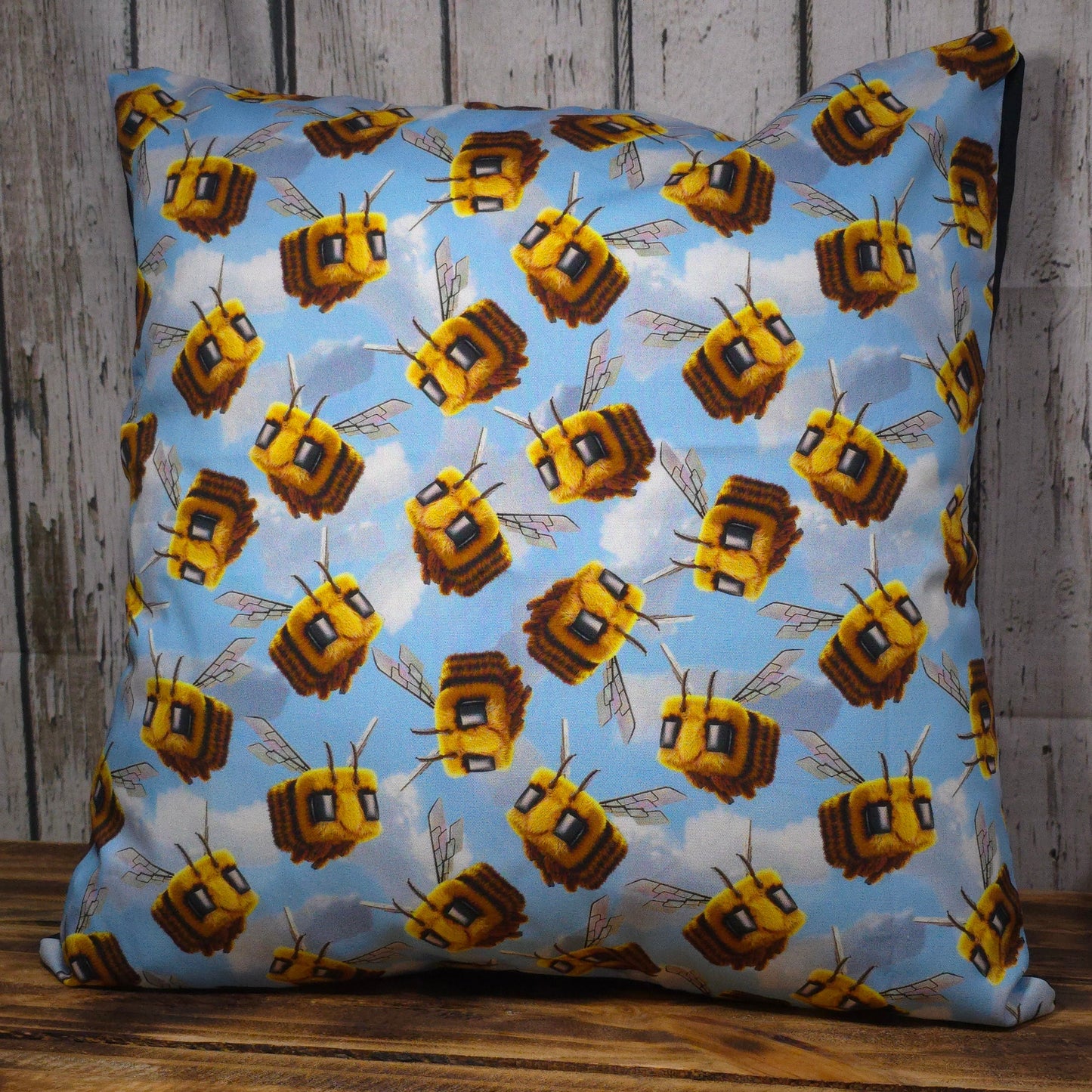 Fluffy Bees Cushion Cover | Cotton