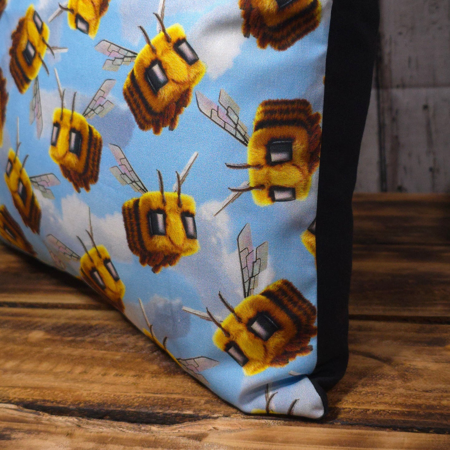 Fluffy Bees Cushion Cover | Cotton