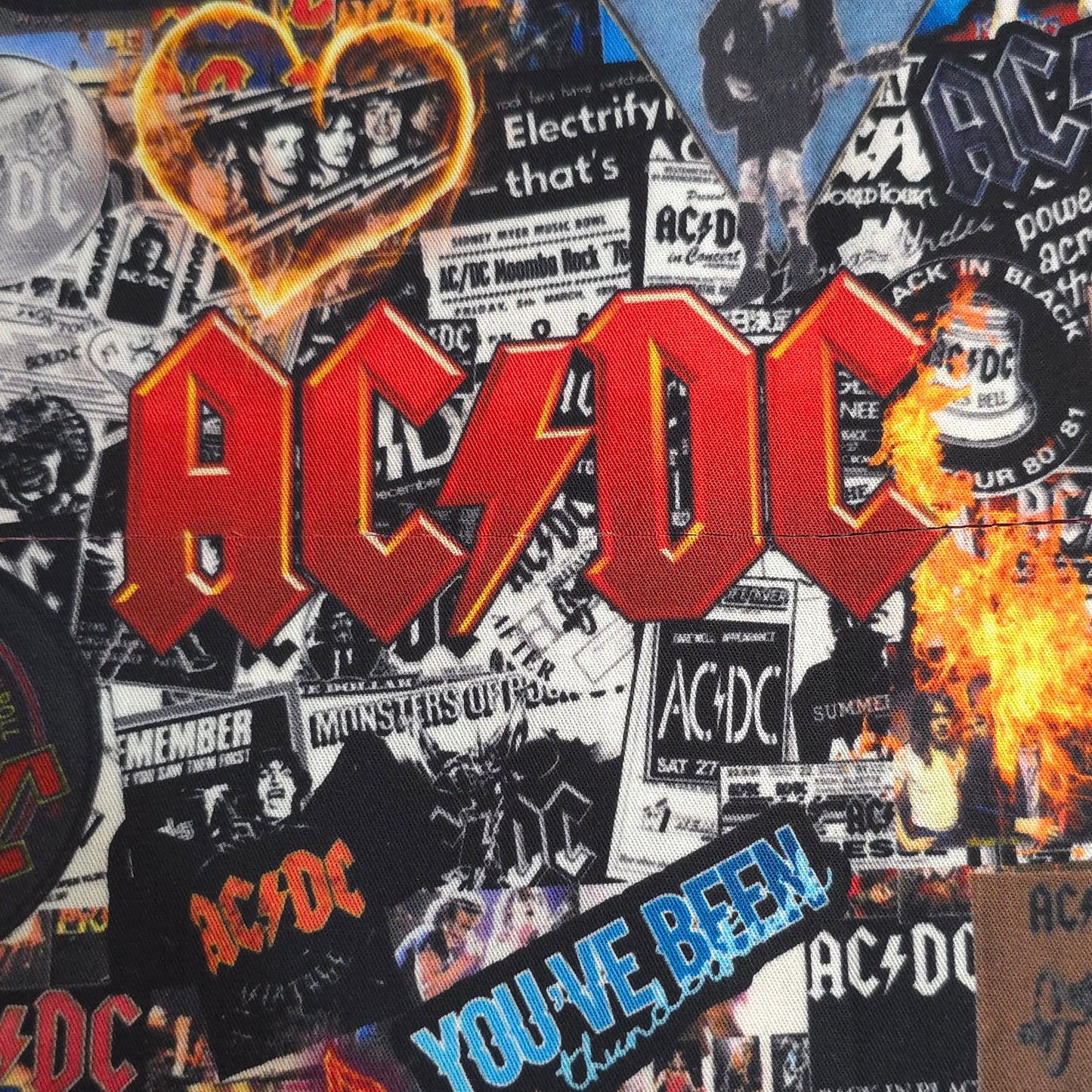 AC/DC | Large Luxe Scrunchie