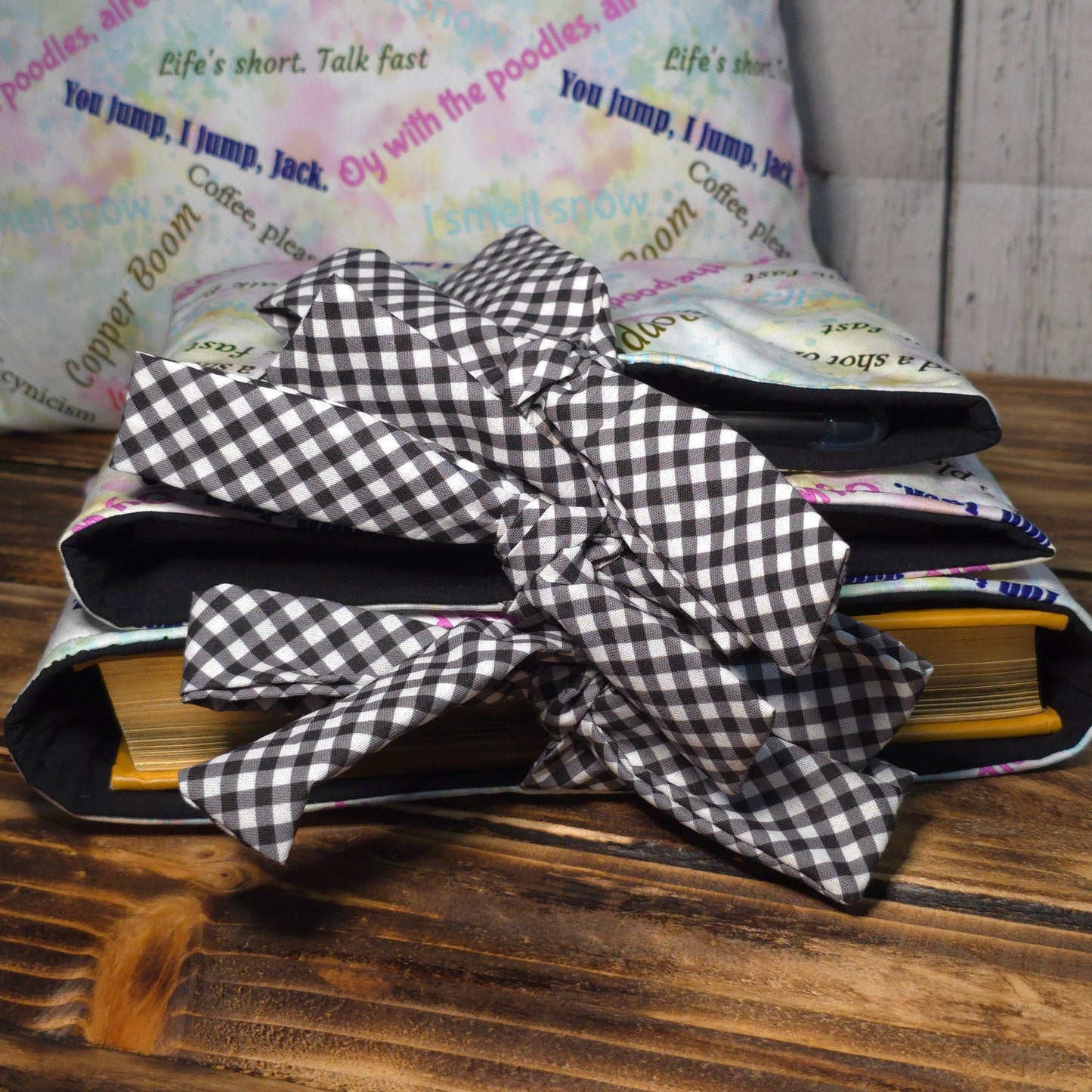 Gilmore Girls | Fabric Book Sleeve – Side Tie Closure – 3 Sizes